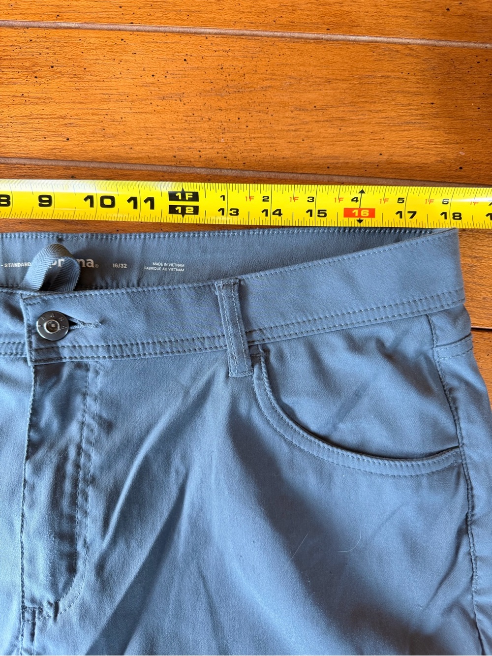 Prana Zion Halle Pants Womens 16/32 Gray Zion Halle Mid Rise Standard - Picture 6 of 14